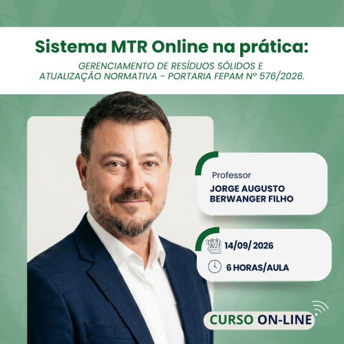 Imagem ilustrativa do(a) Curso: Sistema MTR Online na prática:  Gerenciamento de Resíduos Sólidos e  atualização normativa